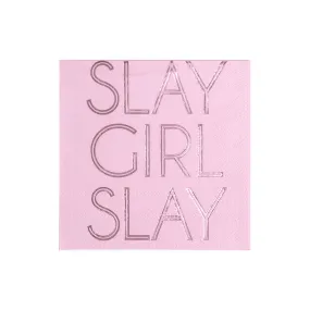 "Slay Girl Slay" Witty Cocktail Napkins