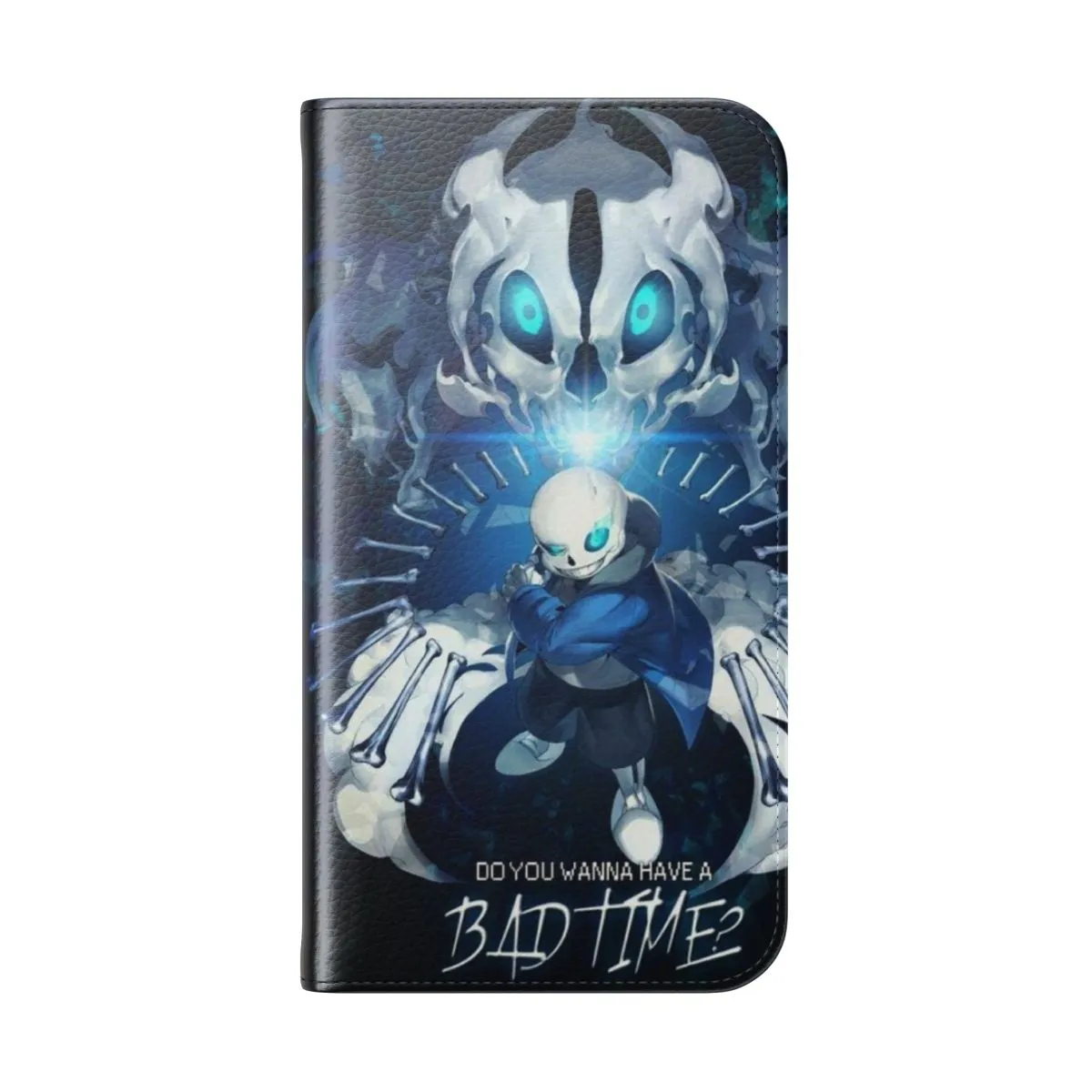 "Stylish Bad Time Sans-Inspired Flip Cover Phone Case"