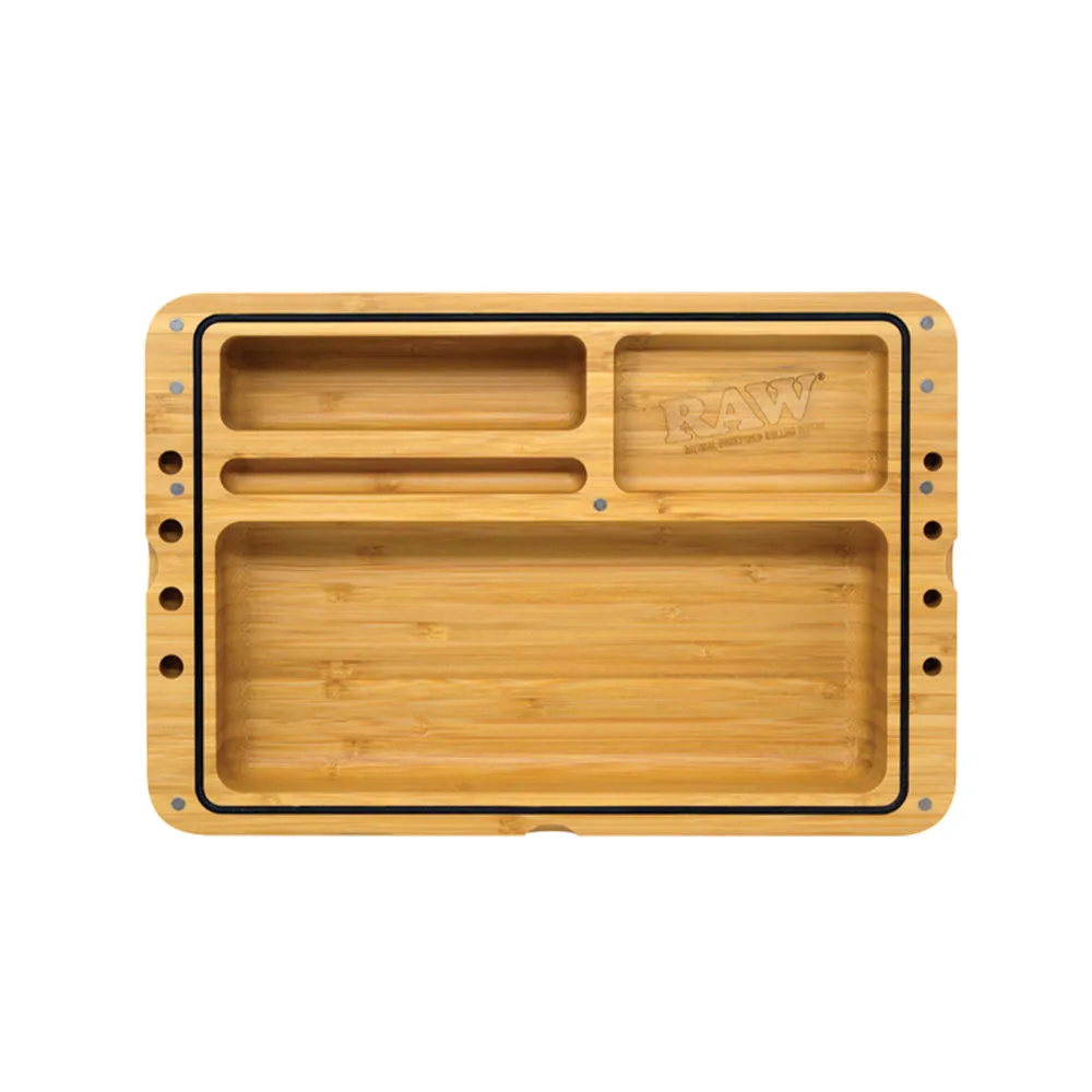 Raw - Spirit Box - Wooden Rolling Tray Box