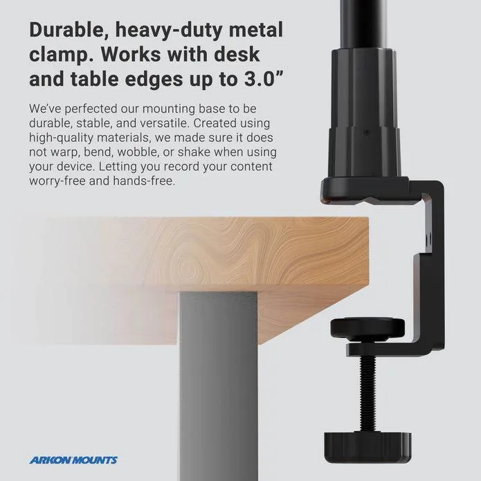 Remarkable Creator™ Pro Stand with Clamp Base