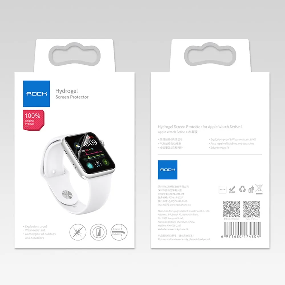 Rock Hydrogel Screen Protector for Apple Watch 44mm