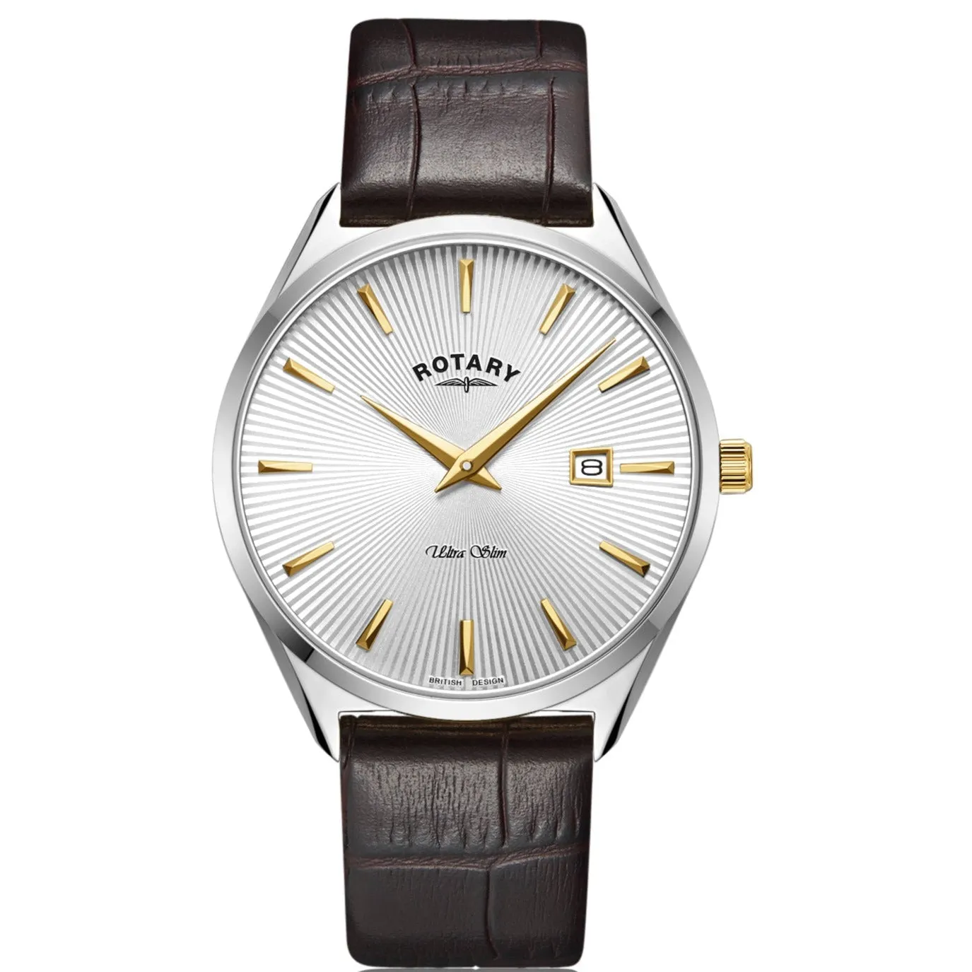 Rotary Ultra Slim Men's Silver Watch GS08010/02