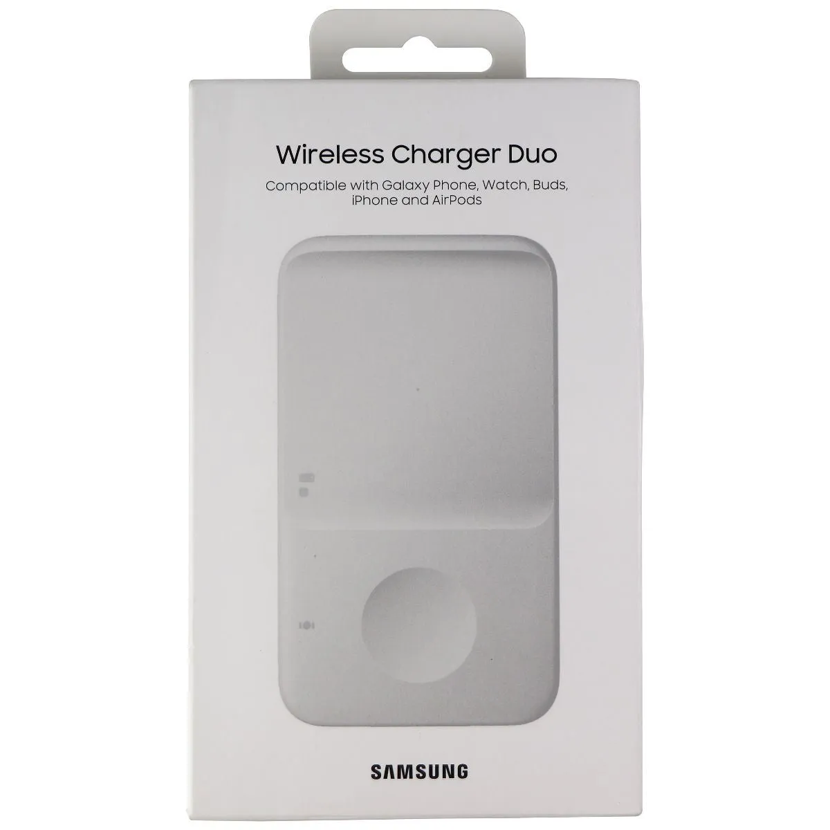 Samsung 9W Fast Wireless Charger Duo Pad for Qi Devices & Watches (2021 Model)