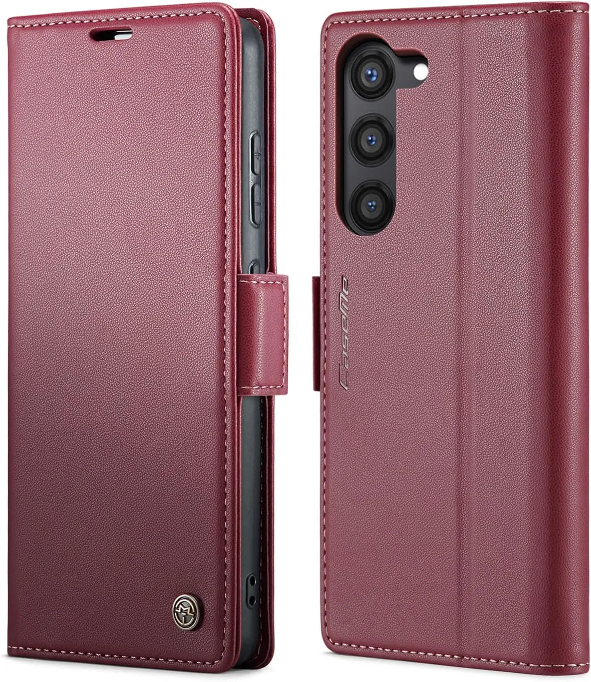 Samsung Galaxy S24 Plus Wallet Kickstand Leather Book Folio Case