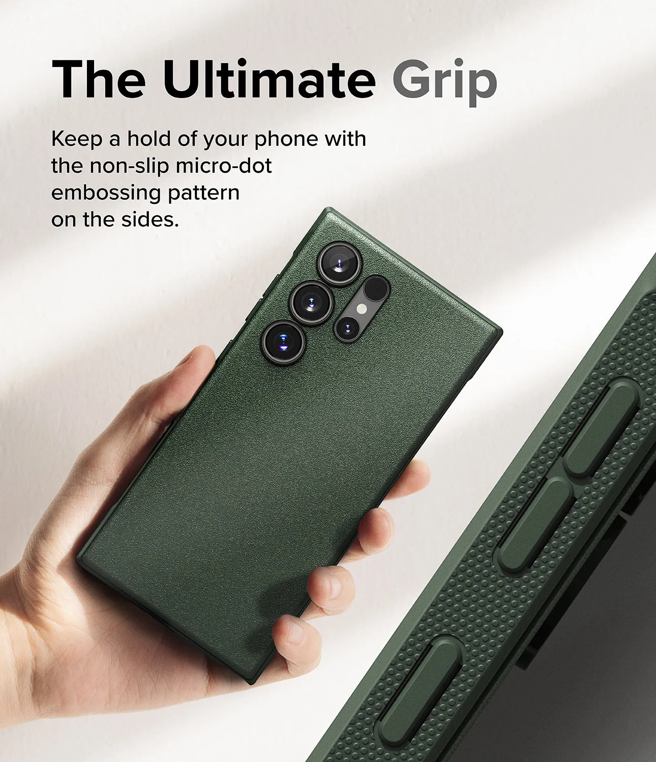 Samsung Galaxy S24 Ultra Case Cover | Onyx Series |Dark Green