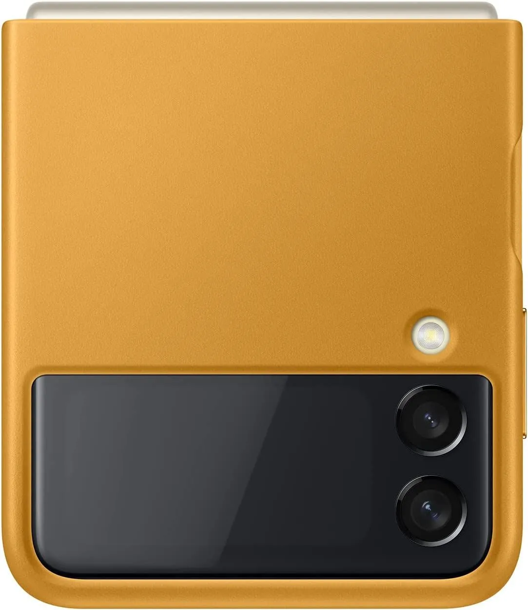 Samsung Galaxy Z Flip 3 Leather Cover Mustard - EF-VF711LYEGWW