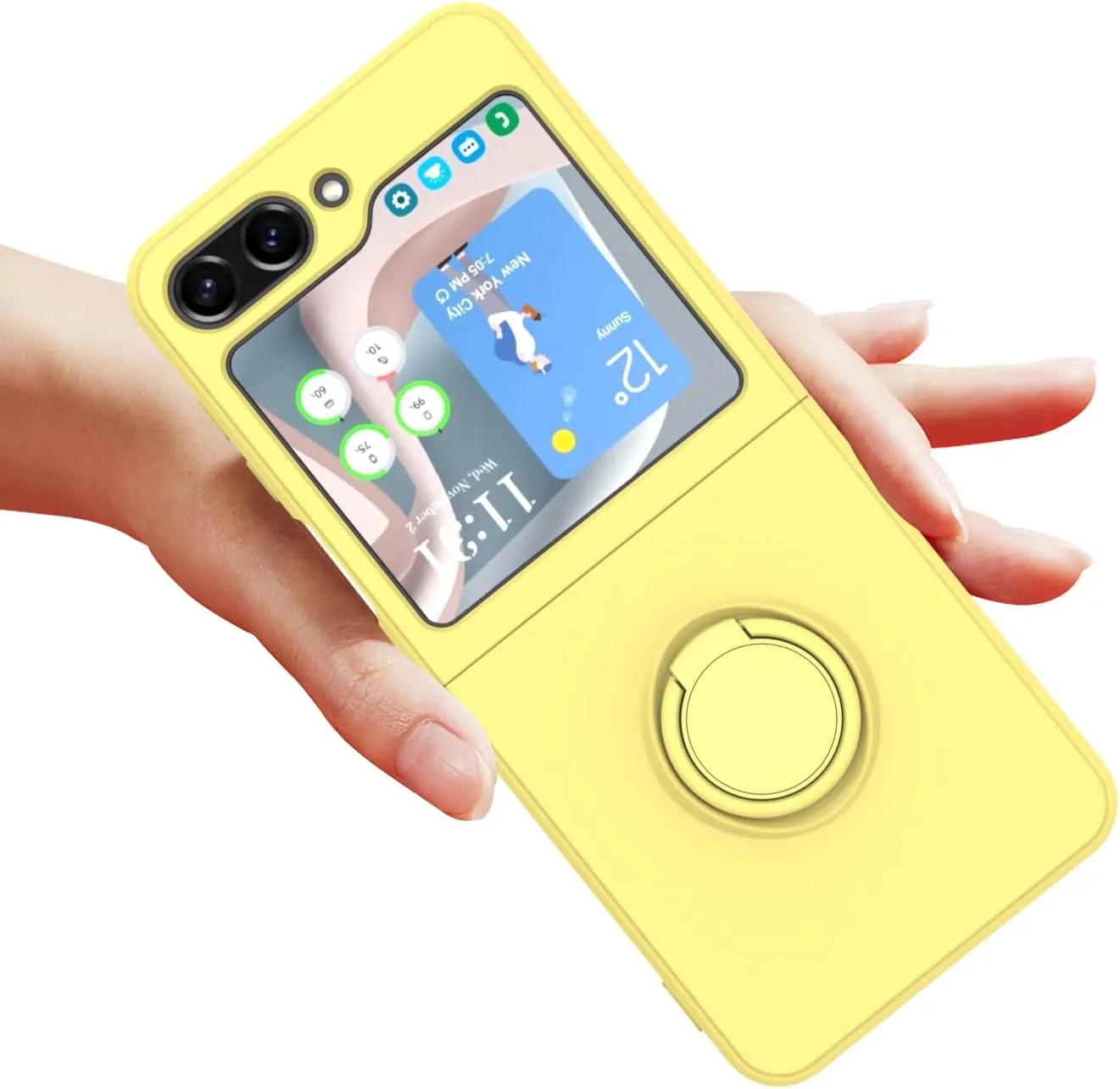 Samsung Galaxy Z Flip 5 Case Phone Case Yellow