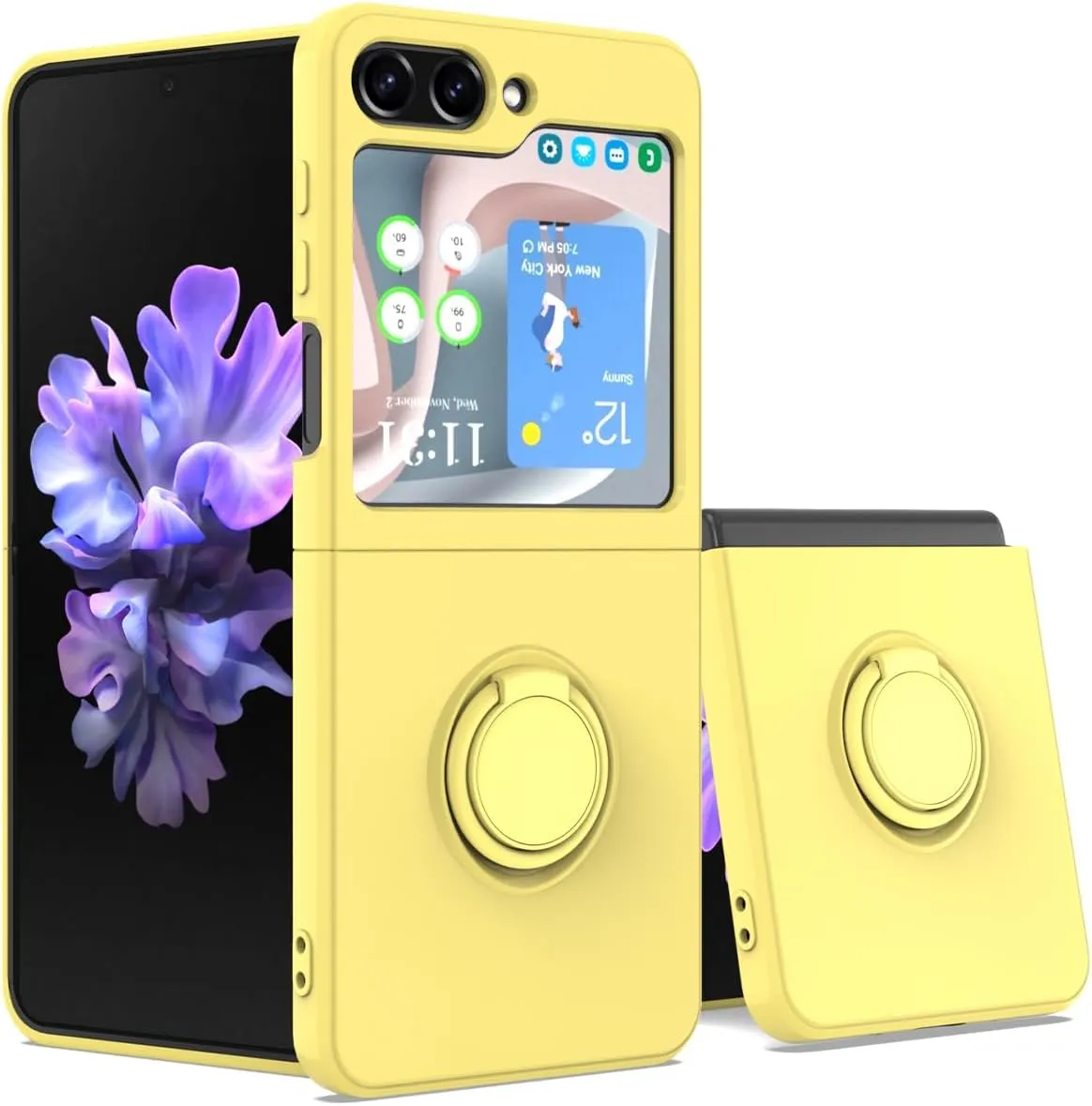 Samsung Galaxy Z Flip 5 Case Phone Case Yellow