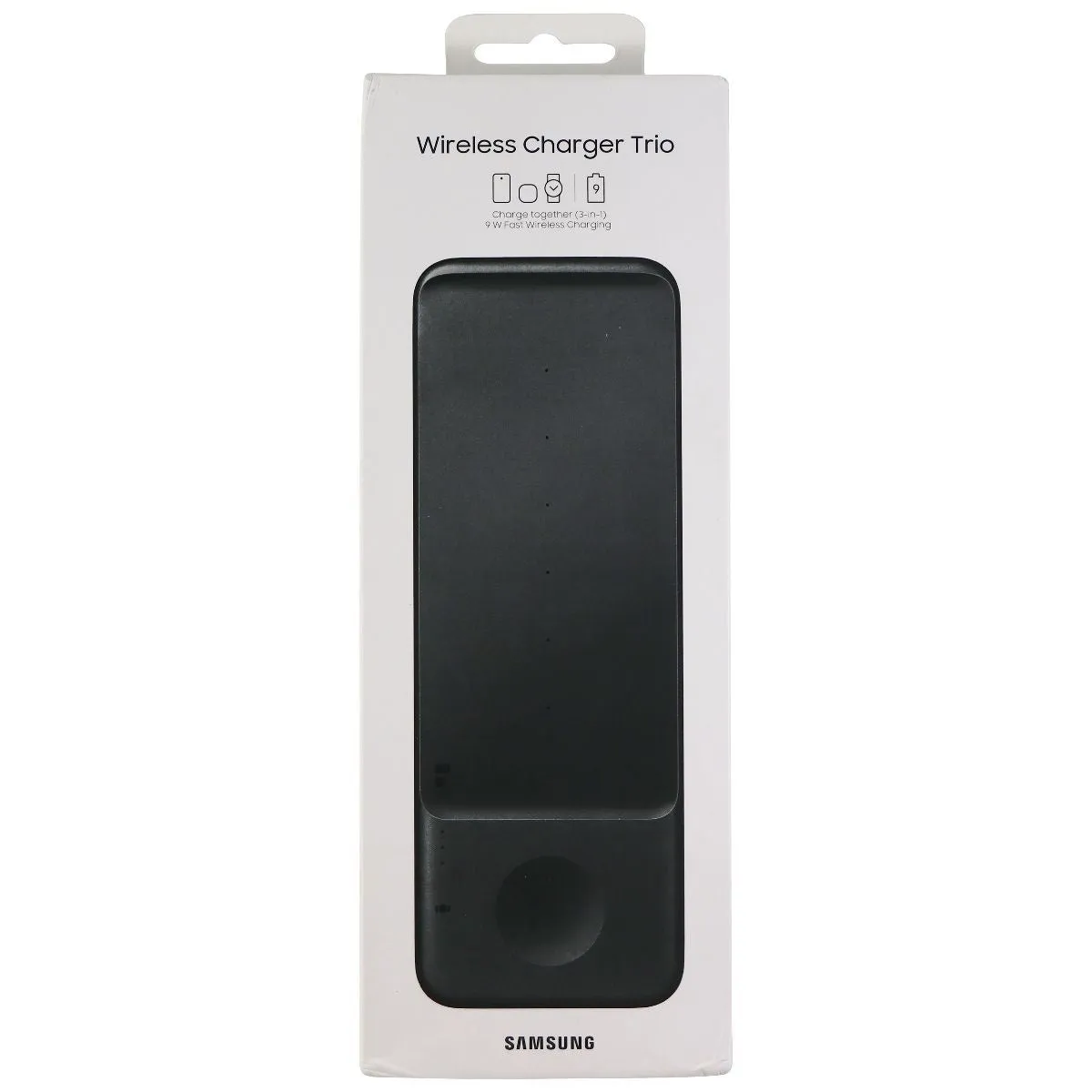 Samsung Wireless Charger Trio Pad for Qi Enabled Devices - Black (EP-P6300TBE)