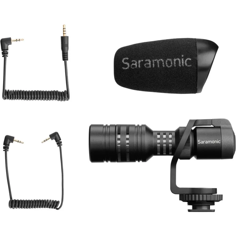 Saramonic Vmic Mini Ultracompact Camera-Mount Shotgun Microphone