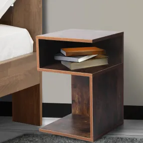 Set of 2 Murray Wooden Bedside Tables Side Table Nightstand Storage Cabinet Bedroom - Oak