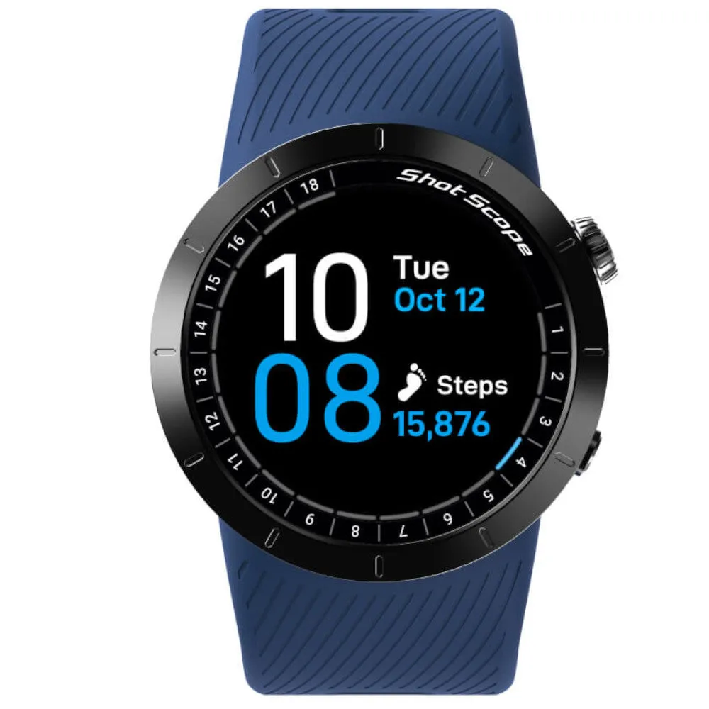 Shot Scope X5 GPS Shot Tracking Watch - Midnight Blue