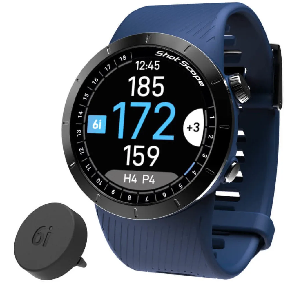 Shot Scope X5 GPS Shot Tracking Watch - Midnight Blue