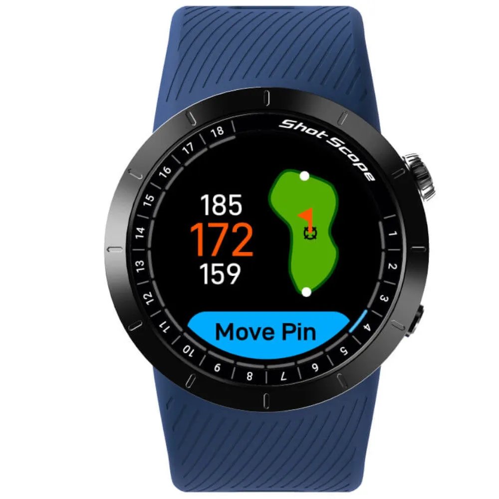 Shot Scope X5 GPS Shot Tracking Watch - Midnight Blue