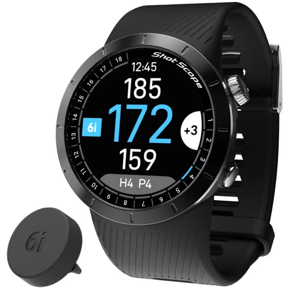 Shot Scope X5 GPS Shot Tracking Watch - Prestige Black