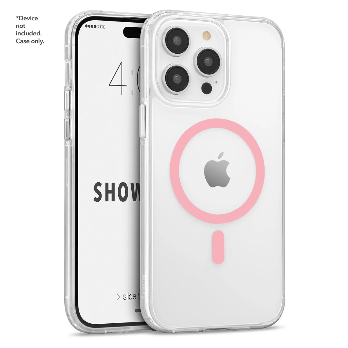 Showcase Halo - iPhone 15 Pro Pink w/ MagSafe Case