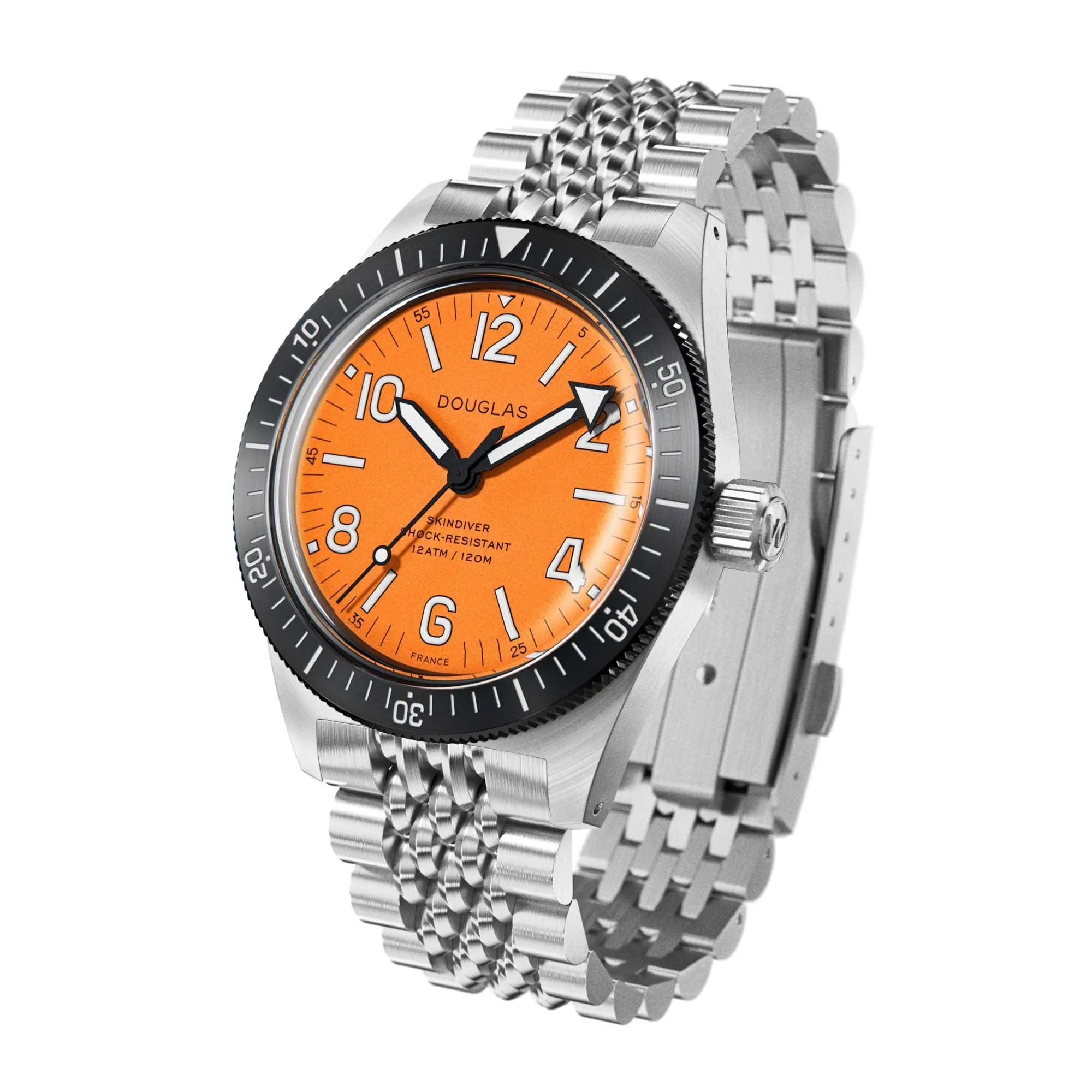 Skindiver Professional Tool-Watch - Orange Dial