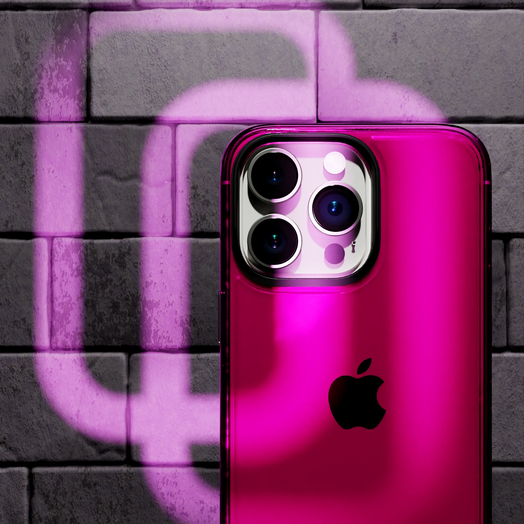 Slim TPU Case for Apple iPhone 15 Plus | Vivid Magenta | Altitude Series