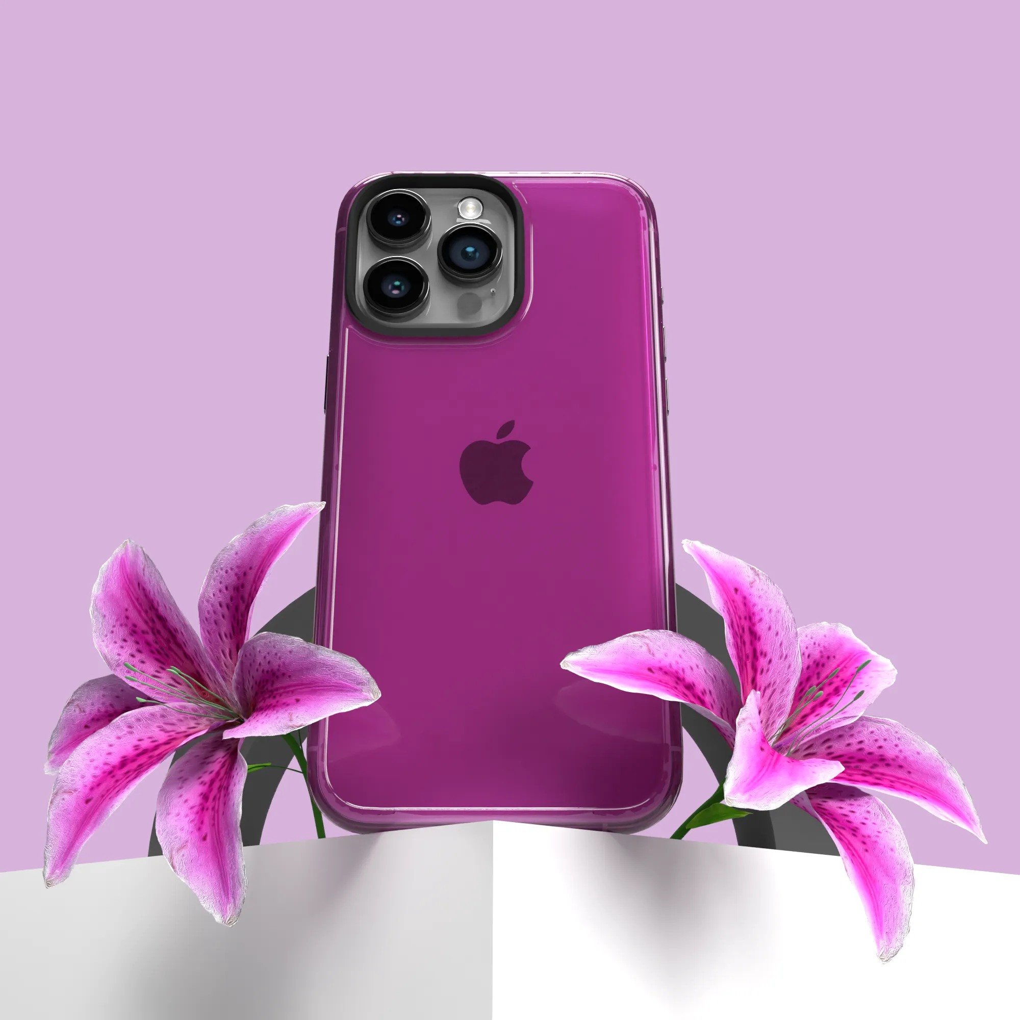 Slim TPU Case for Apple iPhone 15 Plus | Vivid Magenta | Altitude Series