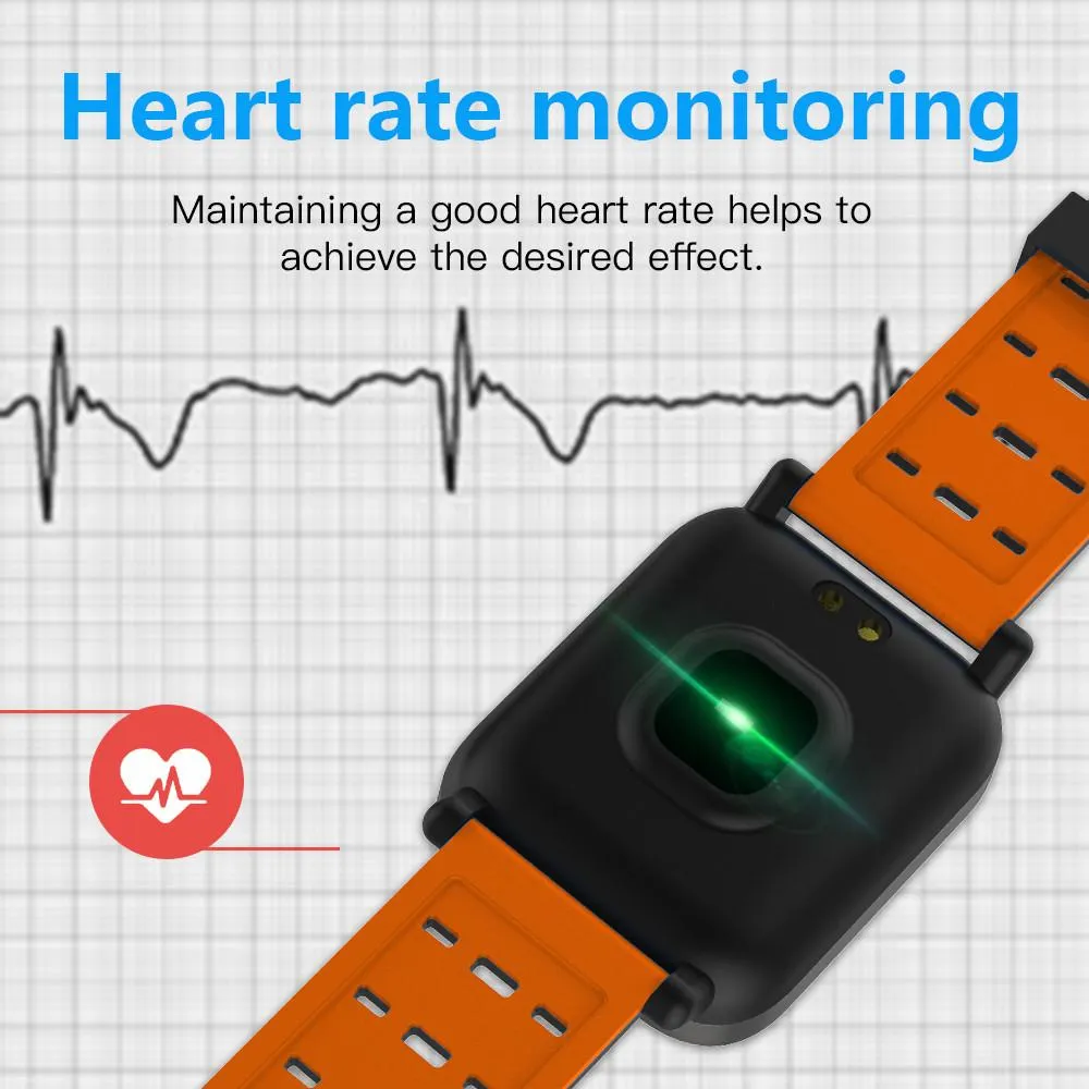 Smart Watch Heart Rate, Sleep Monitor for IOS Android