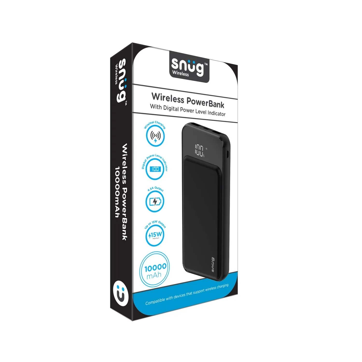 Snug Wireless Powerbank - 10000mAh