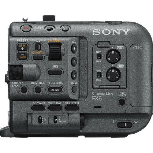 Sony FX6 Full-Frame Cinema Camera - Body Only