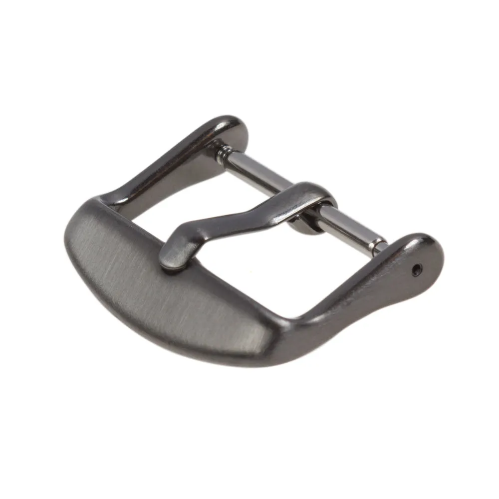 Stainless Steel Buckle - Brushed Gunmetal PVD