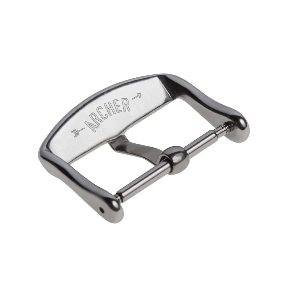 Stainless Steel Buckle - Brushed Stainless