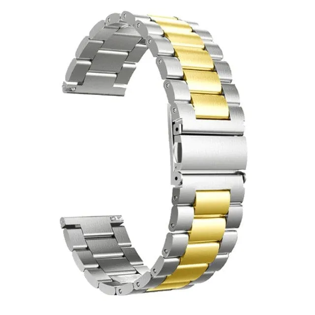 Stainless Steel Link Watch Strap Compatible with the Oppo Watch 3