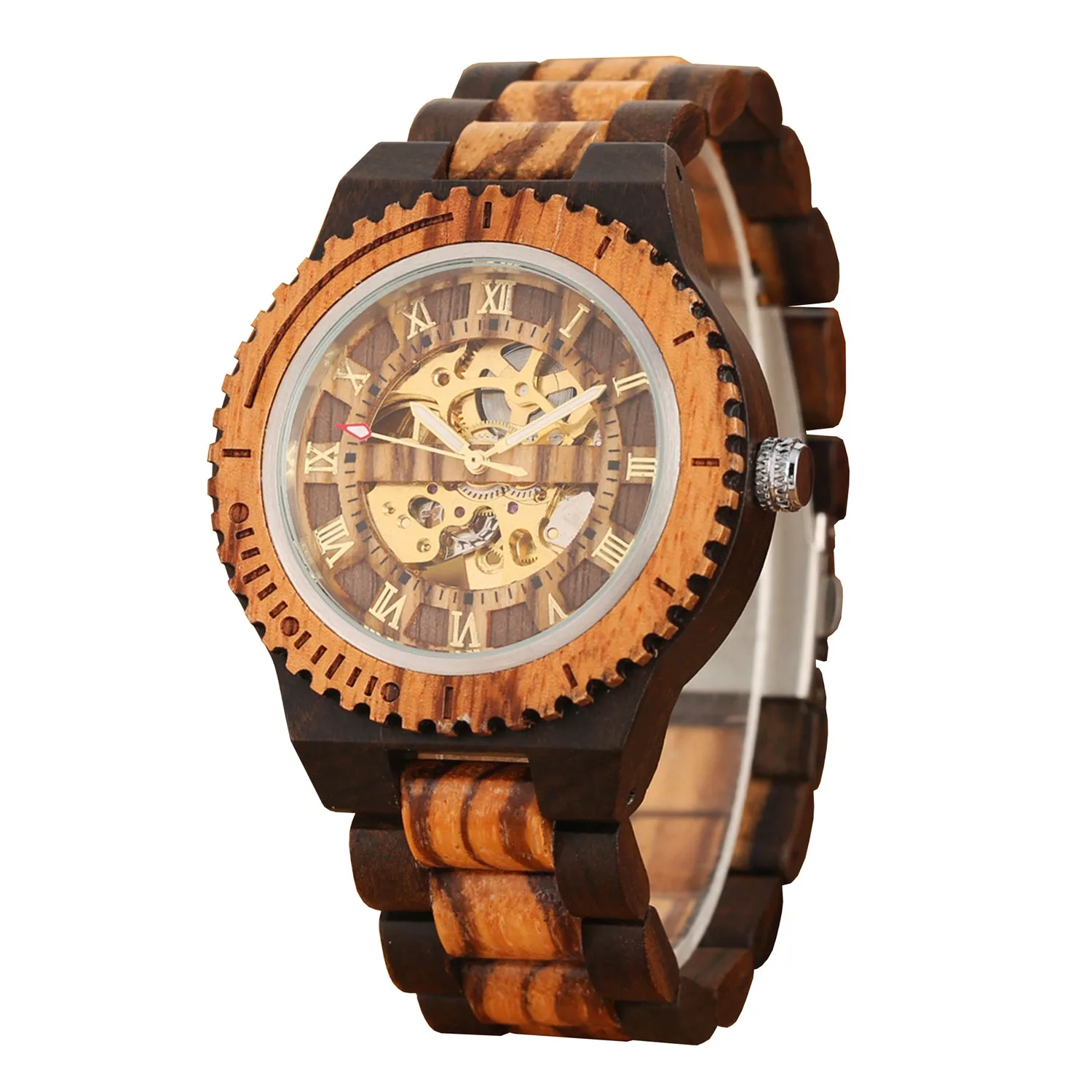 Stockholm-Wood Watch Men Automatic Mechanical Watch