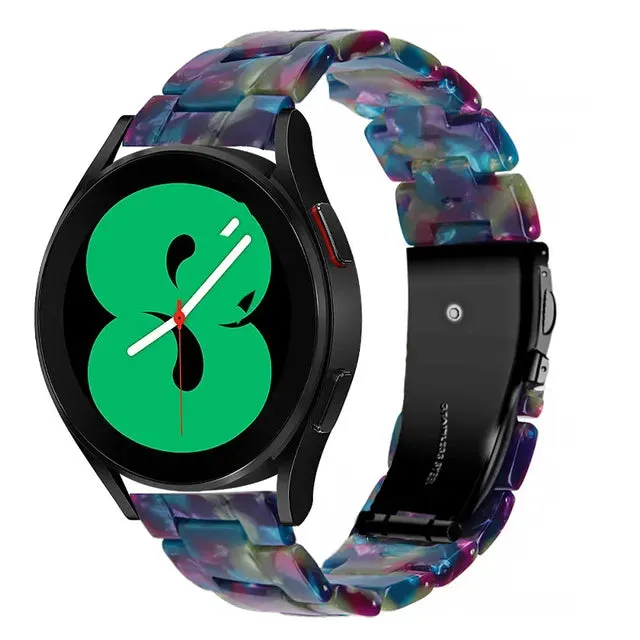 Stylish Resin Watch Straps compatible with the Samsung Galaxy Watch 7 (44mm)