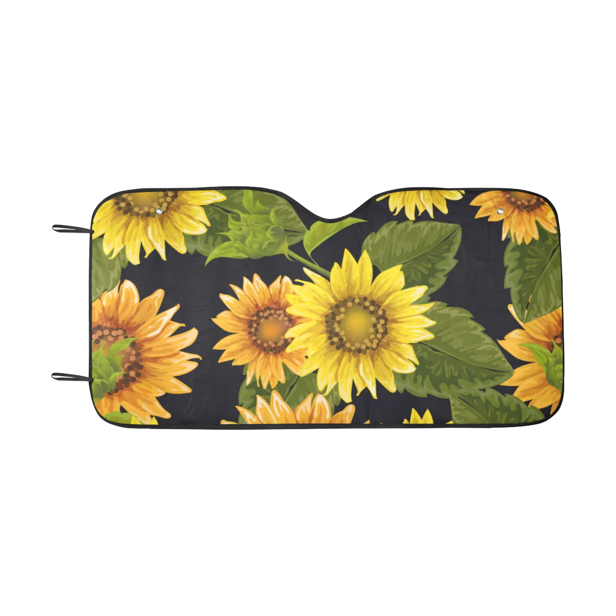 Sunflower Car Accessories Auto Windshield Sun Shade Protector Window Visor Screen Decor 55" x 29.53"