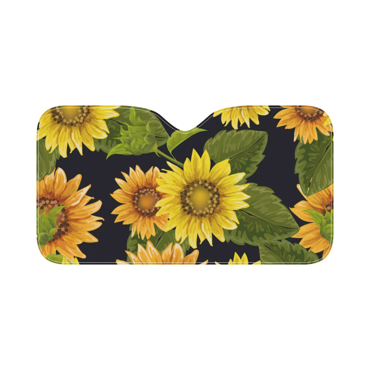 Sunflower Car Accessories Auto Windshield Sun Shade Protector Window Visor Screen Decor 55" x 29.53"