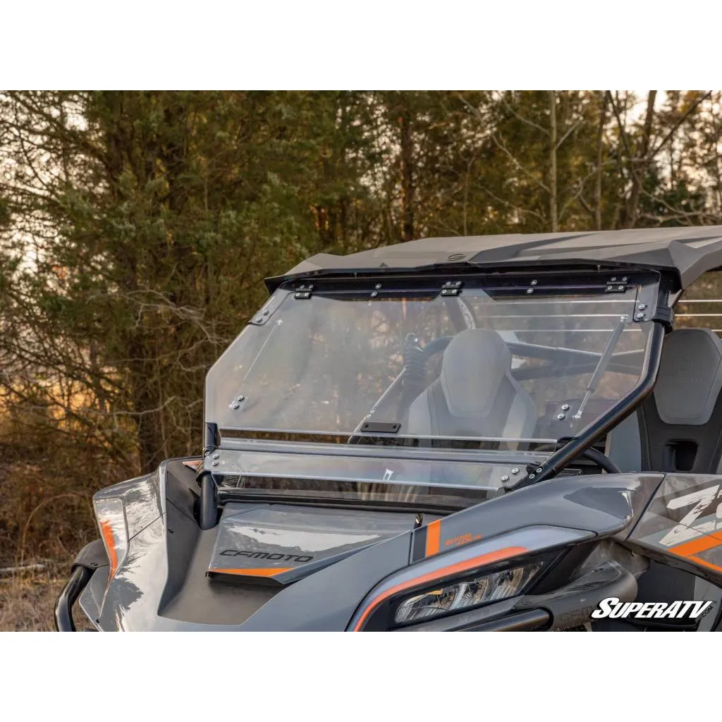 SuperATV CF-Moto ZForce 950 Scratch-Resistant Flip Windshield