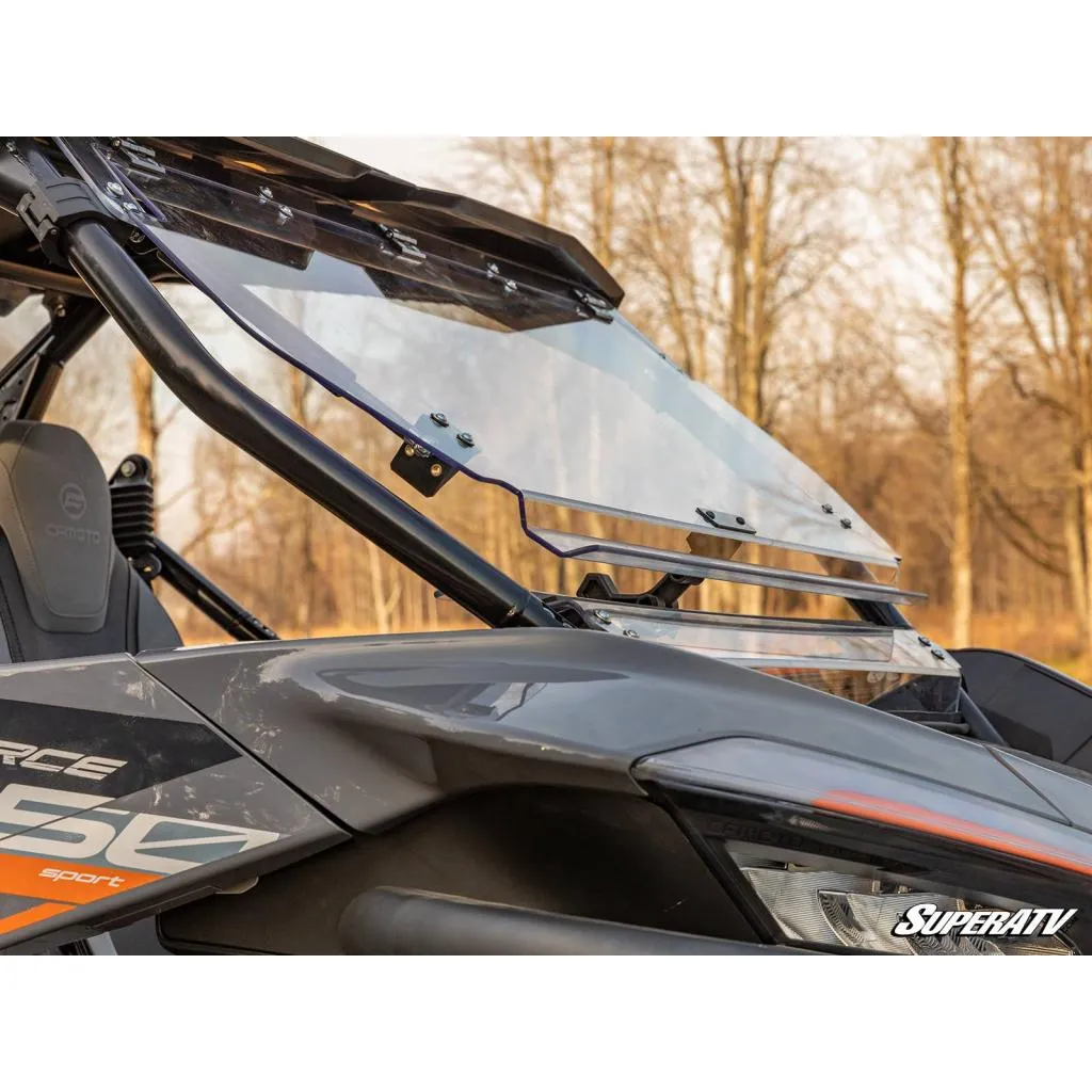 SuperATV CF-Moto ZForce 950 Scratch-Resistant Flip Windshield