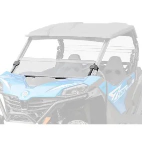 SuperATV CFMOTO ZForce 800 Trail Scratch-Resistant Half Windshield