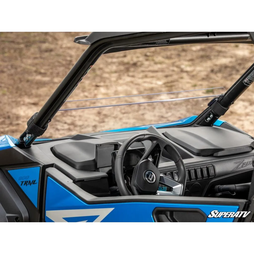 SuperATV CFMOTO ZForce 800 Trail Scratch-Resistant Half Windshield