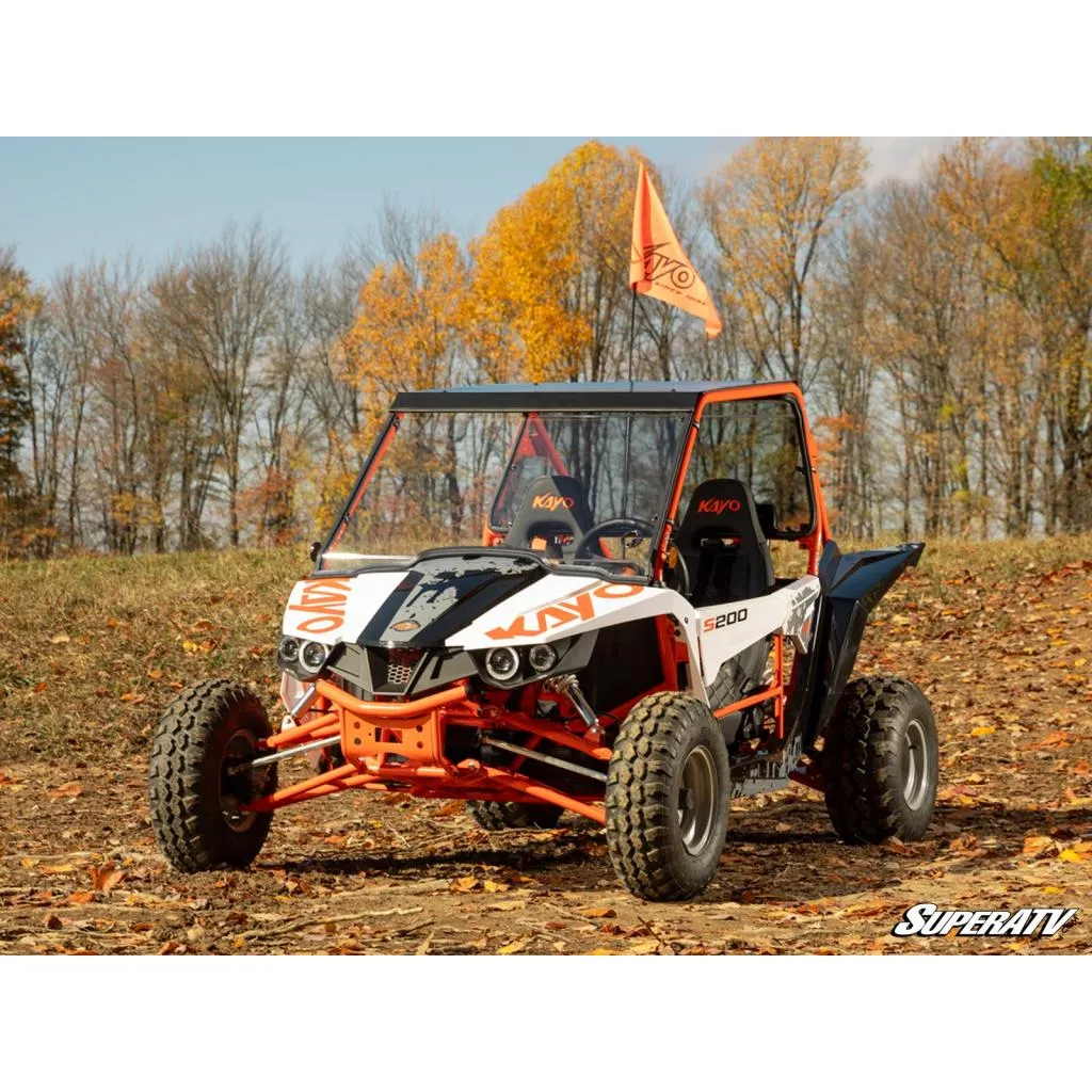 SuperATV Kayo S200 Scratch-Resistant Full Windshield