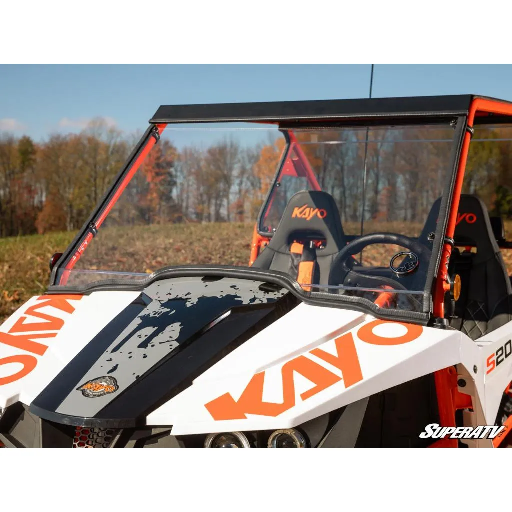 SuperATV Kayo S200 Scratch-Resistant Full Windshield