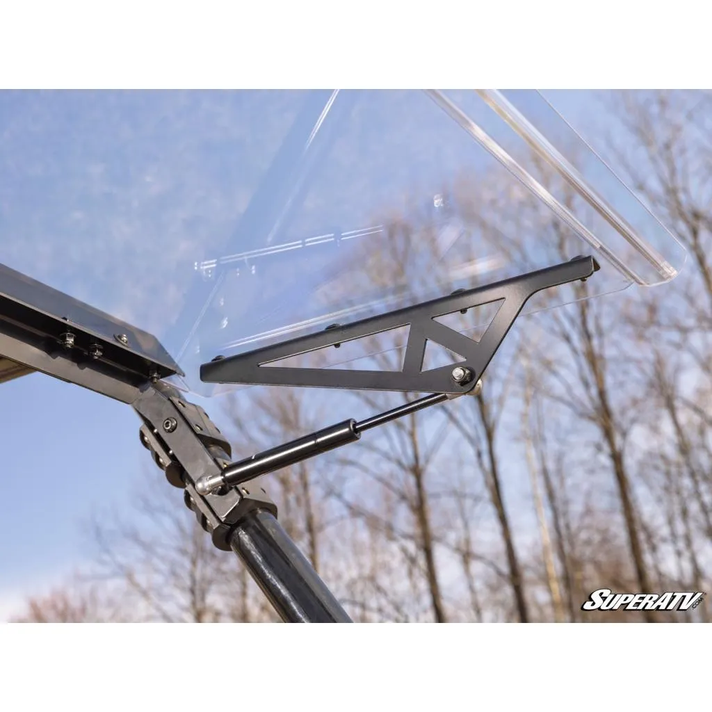 SuperATV KYMCO UXV Scratch-Resistant Flip Windshield