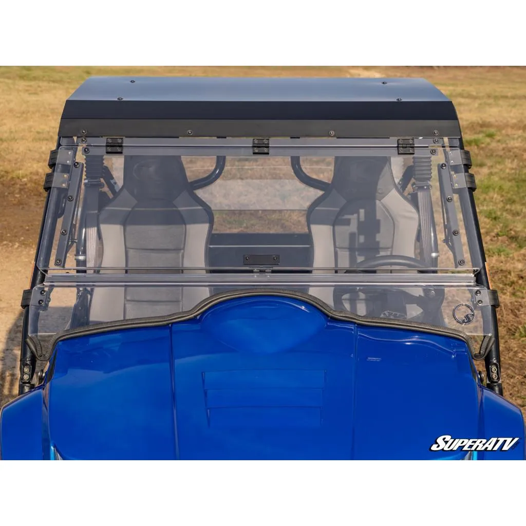 SuperATV KYMCO UXV Scratch-Resistant Flip Windshield