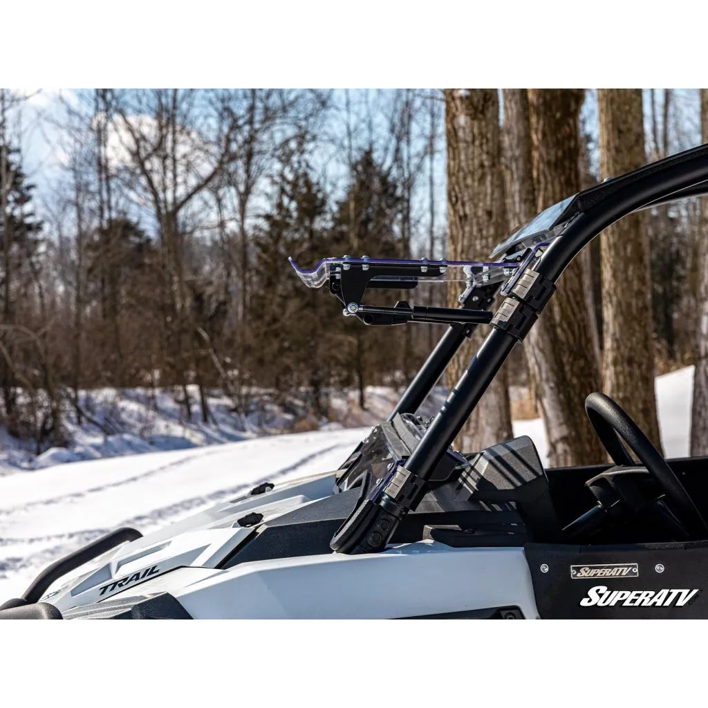 SuperATV Polaris RZR Trail 900 Scratch-Resistant Flip Windshield