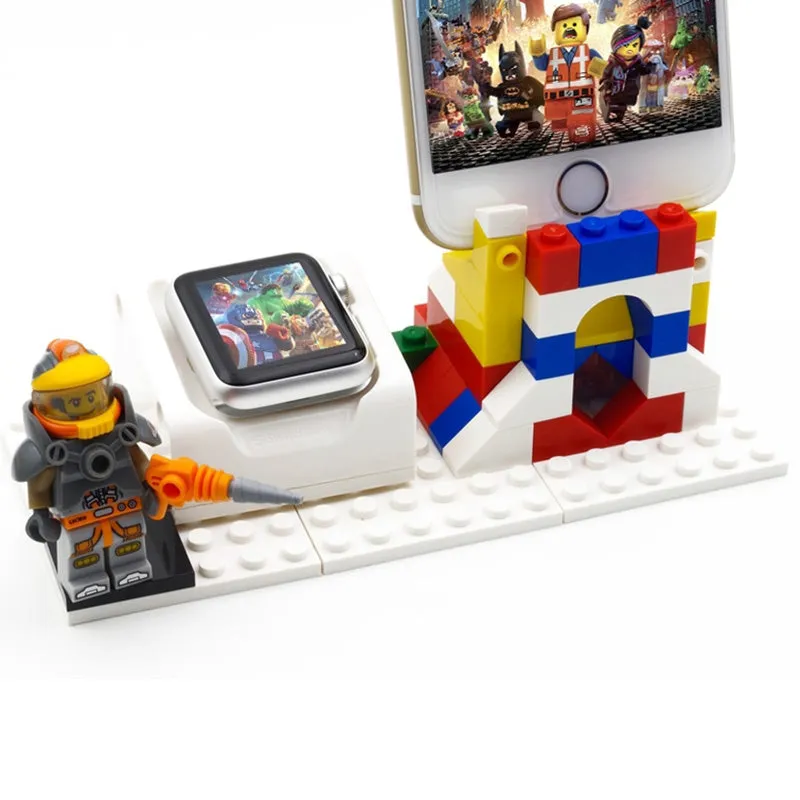 SwitchEasy BLOCKS Customizable Dock Building Stand Charger Dock Holder for Apple Watch & iPhone