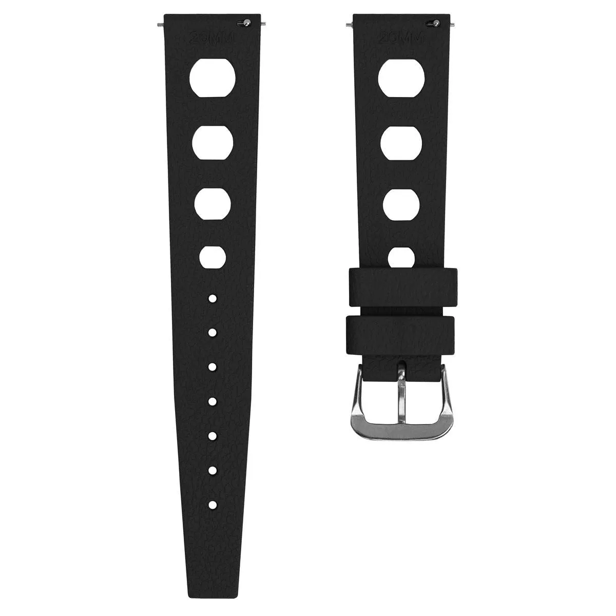 Tropical Regis FKM Rubber Watch Strap - Brown