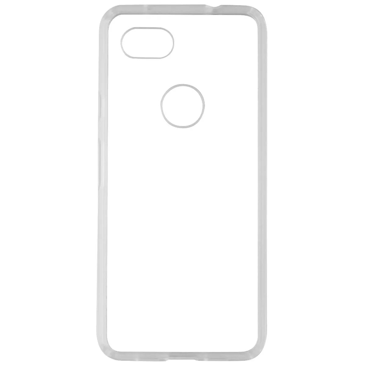 UBREAKIFIX Slim Hardshell Case for Google Pixel 3a Smartphones - Clear