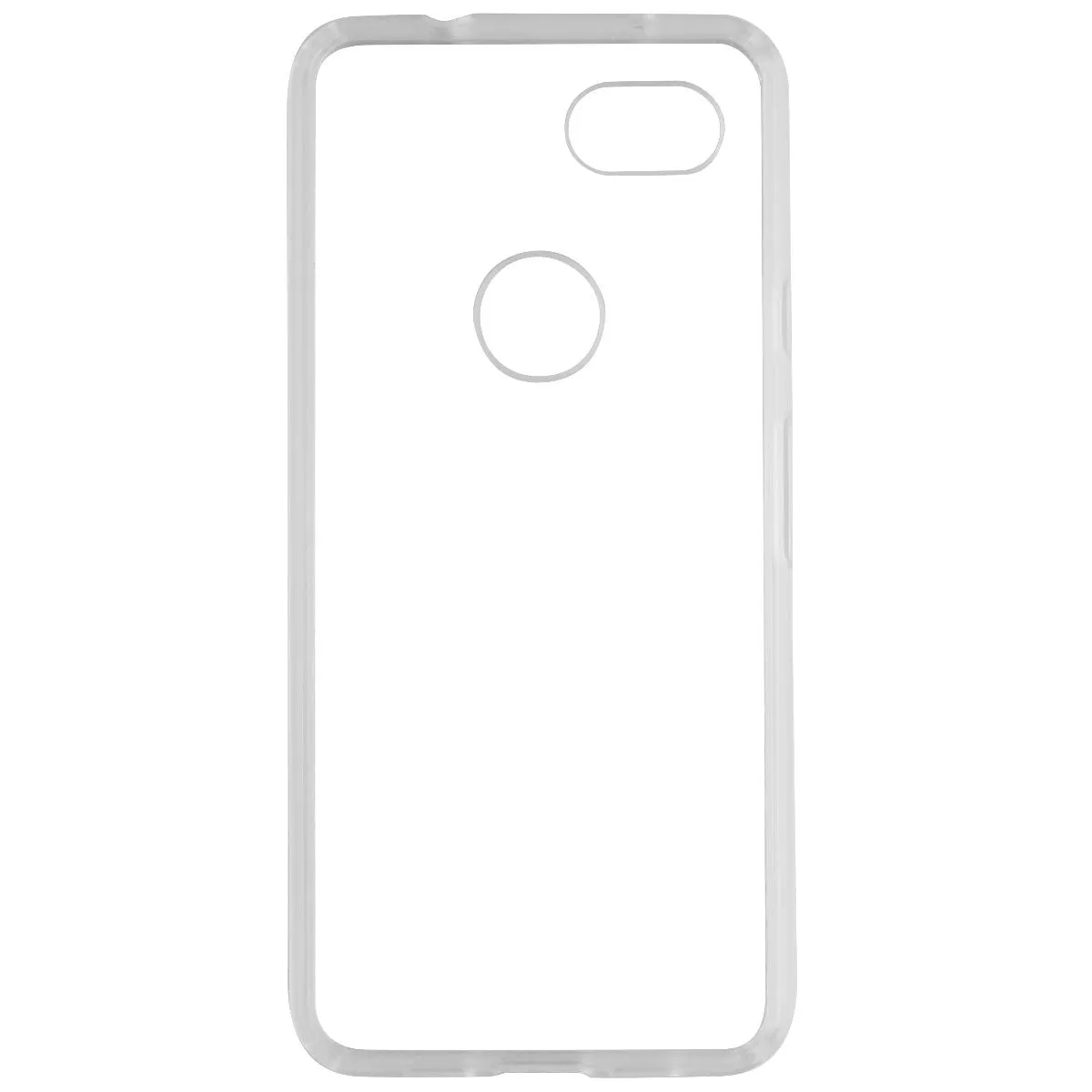 UBREAKIFIX Slim Hardshell Case for Google Pixel 3a Smartphones - Clear