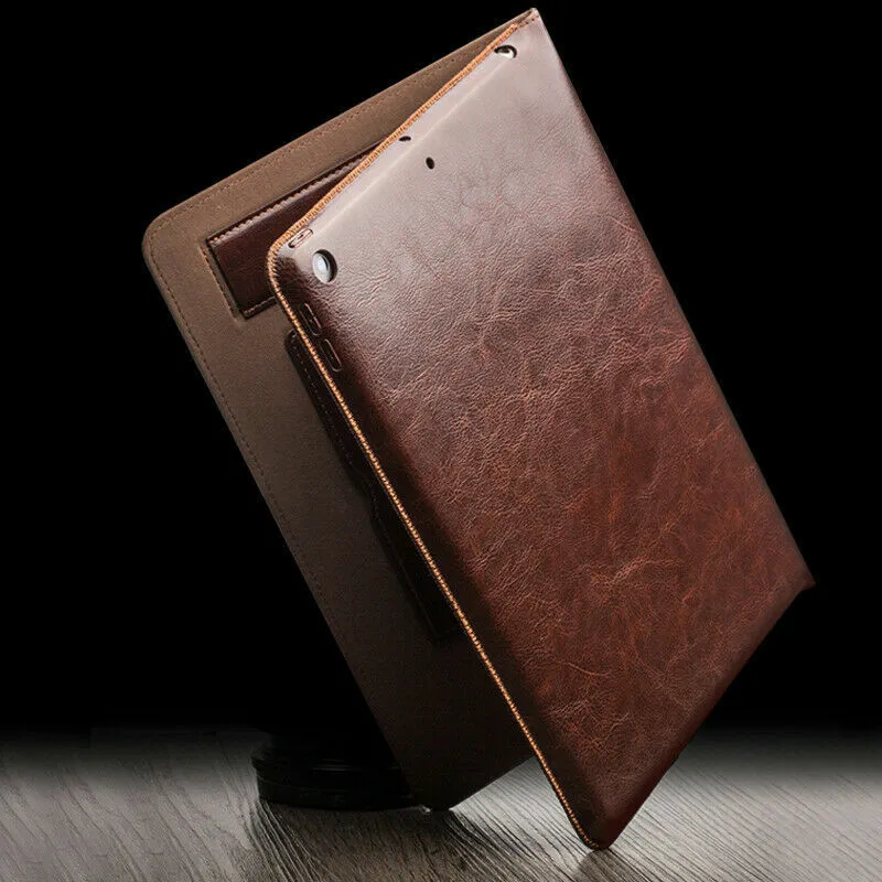 Ultrathin Genuine Leather Flip Pad Case With Stand For iPad Pro 10.5