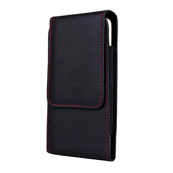 Universal Smartphone Bag Belt Clip Pouch Leather Case For redmi note 7 huawei p20 lite iPhone X 8 7 6 S Plus Xr Xs Max Capa Etui