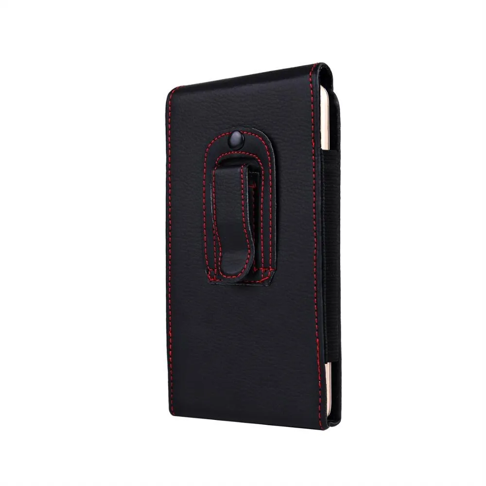 Universal Smartphone Bag Belt Clip Pouch Leather Case For redmi note 7 huawei p20 lite iPhone X 8 7 6 S Plus Xr Xs Max Capa Etui