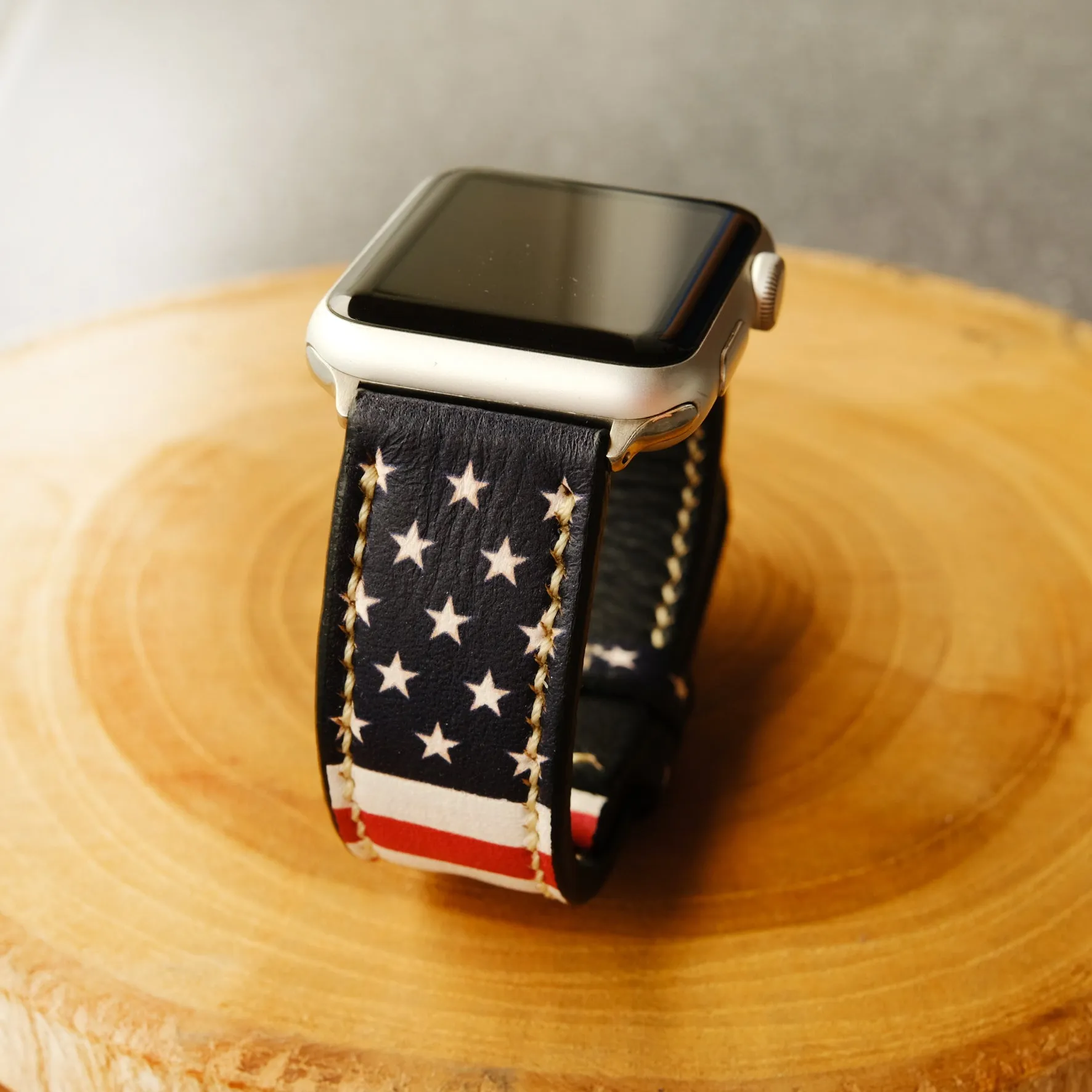 USA Flag Apple Watch Replacement Band For All Series by ruslieco